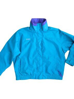 Columbia Bugaboo Vintage Women’s Teal & Purple Jacket - Size XL
